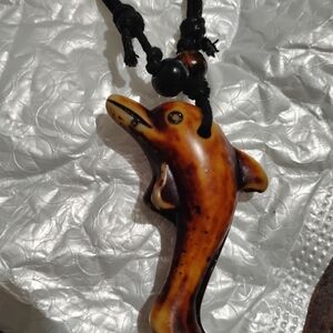 Handcrafted Dolphin Pendant Necklace